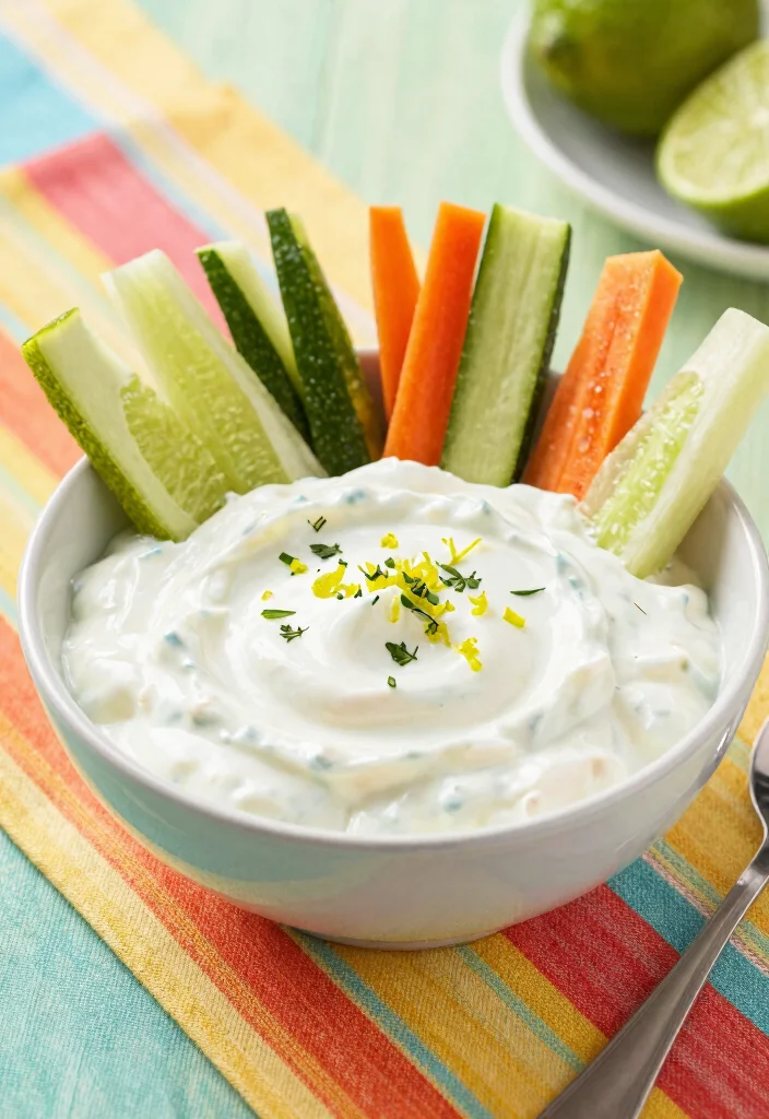 12 Healthy Lime Recipes for Fresh Zesty Flavor 8. Lime Greek Yogurt Dip 0