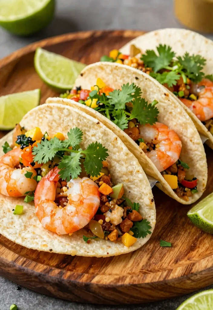 12 Healthy Lime Recipes for Fresh Zesty Flavor 9. Lime and Cilantro Shrimp Tacos 0
