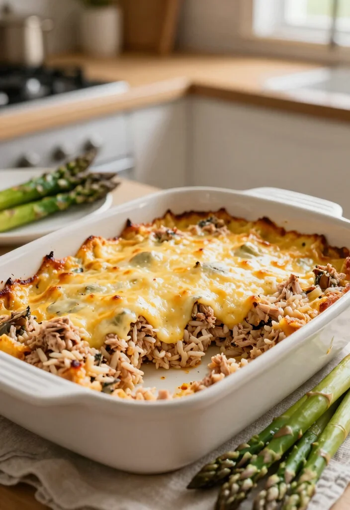 12 Healthy Tuna Casserole Recipes for Comfort Without Guilt 11. Tuna and Rice Casserole with Asparagus 0