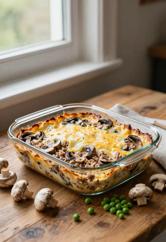 12 Healthy Tuna Casserole Recipes for Comfort Without Guilt 4. Creamy Mushroom and Tuna Casserole 0