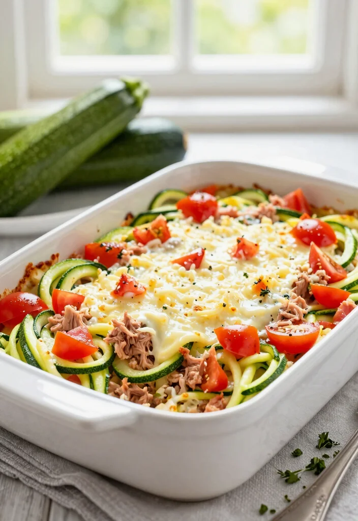 12 Healthy Tuna Casserole Recipes for Comfort Without Guilt 7. Tuna Casserole with Zucchini Noodles 0