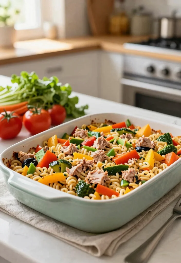 12 Healthy Tuna Casserole Recipes for Comfort Without Guilt 9. Tuna Veggie Bake 0