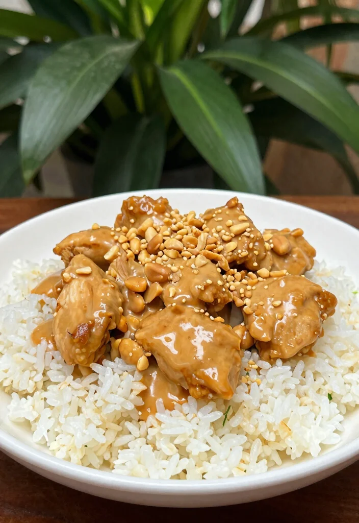 12 High Protein Healthy Crockpot Recipes for Easy Meal Prep 111 12 High Protein Healthy Crockpot Recipes for Easy Meal Prep 11. Peanut Butter Chicken 0