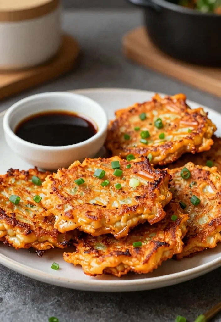 12 Kimchi Dinner Recipes for Bold Spicy Flavor 7. Kimchi Pancakes 0