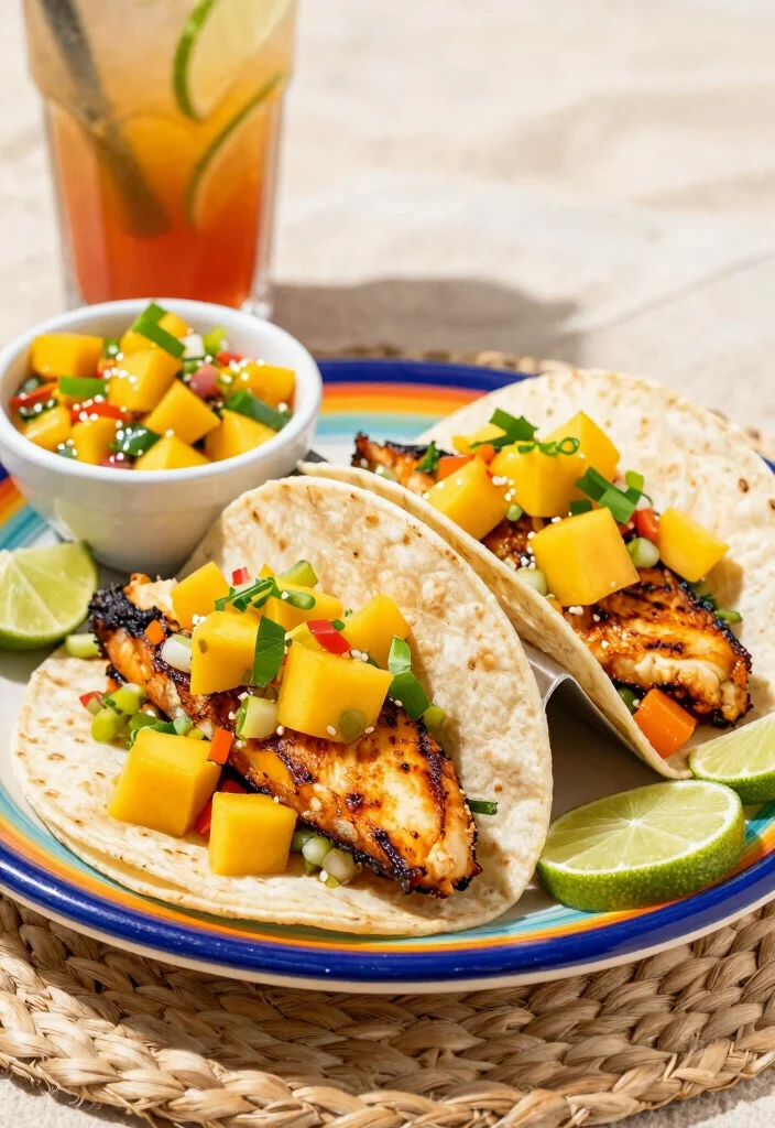 12 Mango Dinner Recipes for Sweet Savory Balance 24 12 Mango Dinner Recipes for Sweet Savory Balance 3. Mango Salsa with Grilled Fish Tacos 0