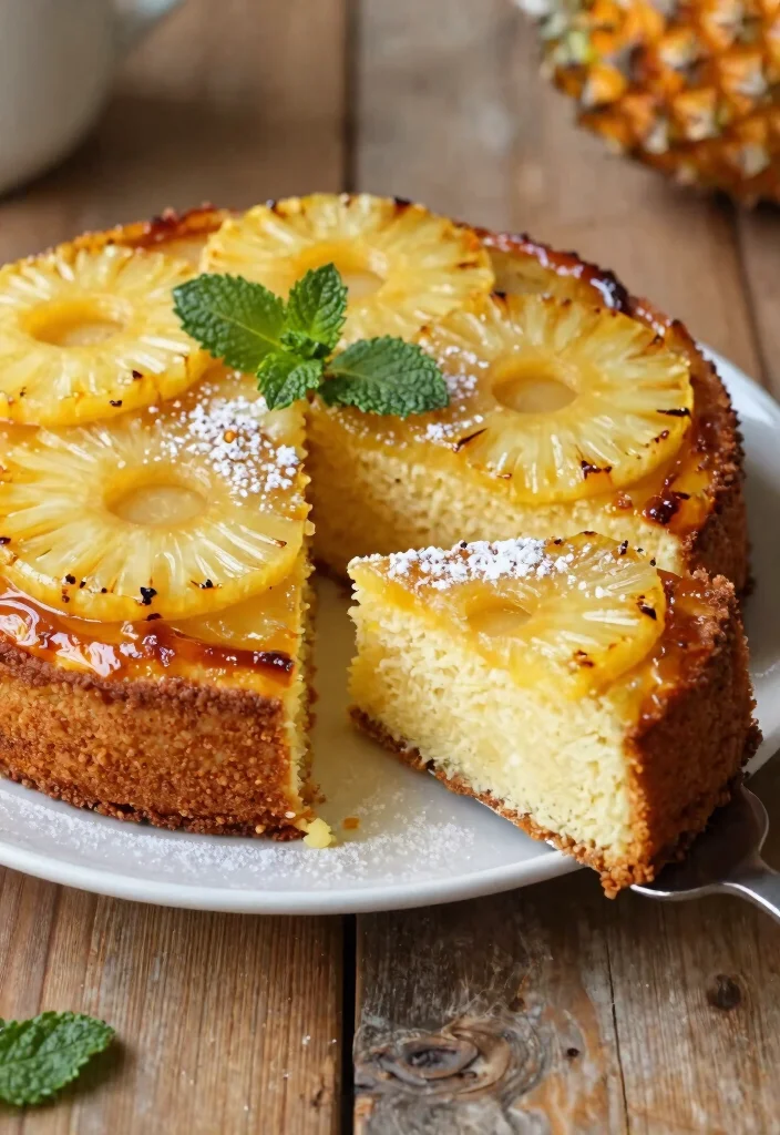 12 Vegan Pineapple Recipes for Sweet and Savory Dishes 100 12 Vegan Pineapple Recipes for Sweet and Savory Dishes - 10. Pineapple Upside-Down Cake 1
