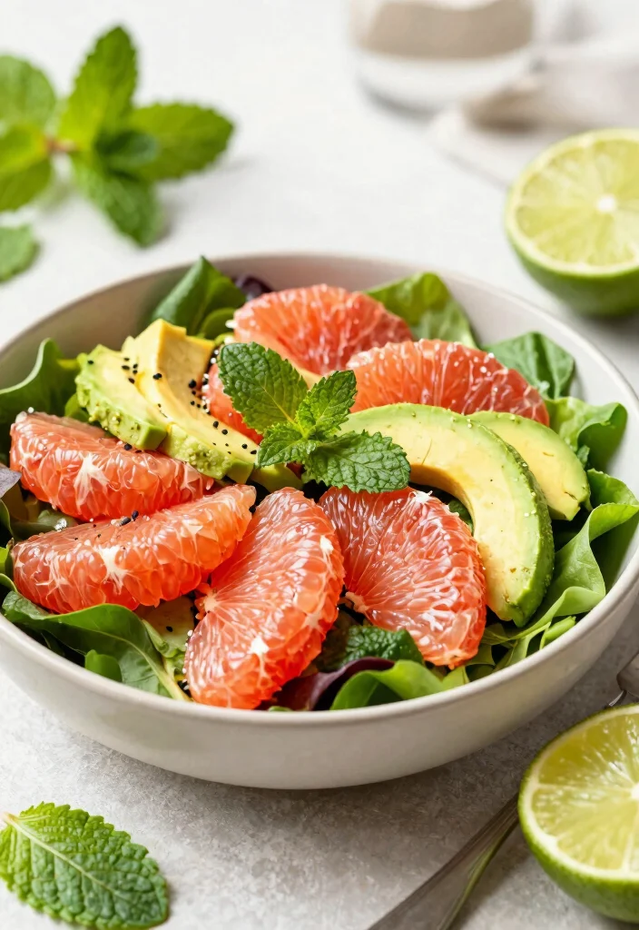 12 Vegan Salad Recipes for Fresh Plant Based Eating 4. Avocado and Grapefruit Salad 0