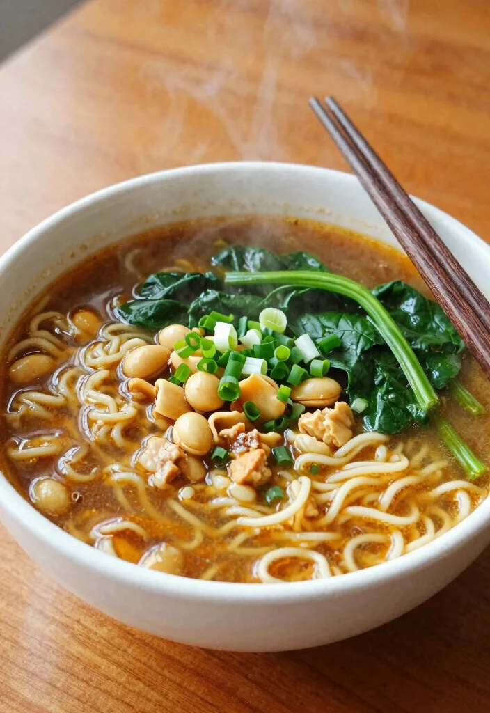 12 Vegan Soy Chunk Recipes for Hearty Plant Based Meals 11. Soy Chunk Ramen 0