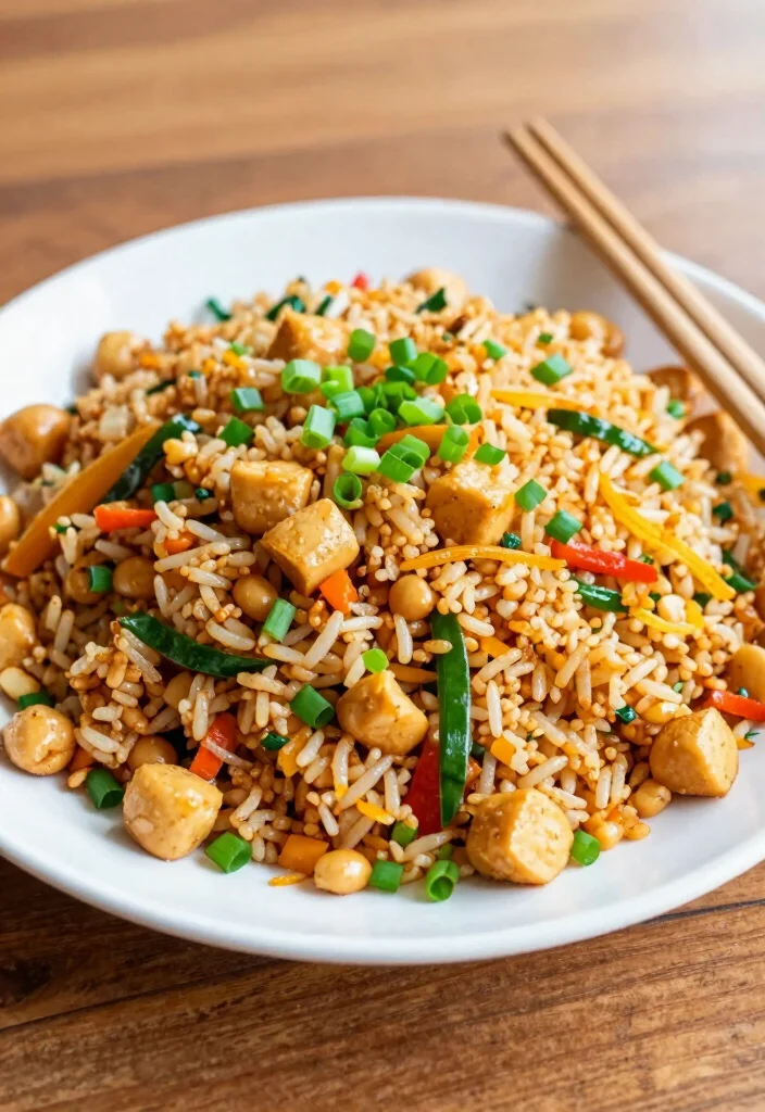12 Vegan Soy Chunk Recipes for Hearty Plant Based Meals 6. Soy Chunk Fried Rice 0
