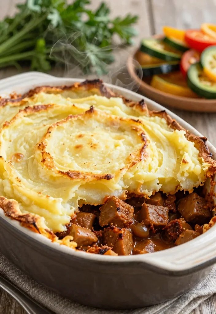 12 Vegan Soy Chunk Recipes for Hearty Plant Based Meals 7. Soy Chunk Shepherds Pie 0