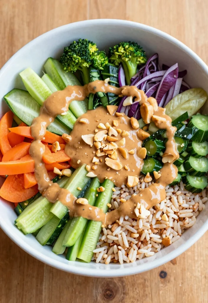 14 Healthy Dishes Recipes for Balanced Everyday Meals 13. Thai Peanut Buddha Bowl 0