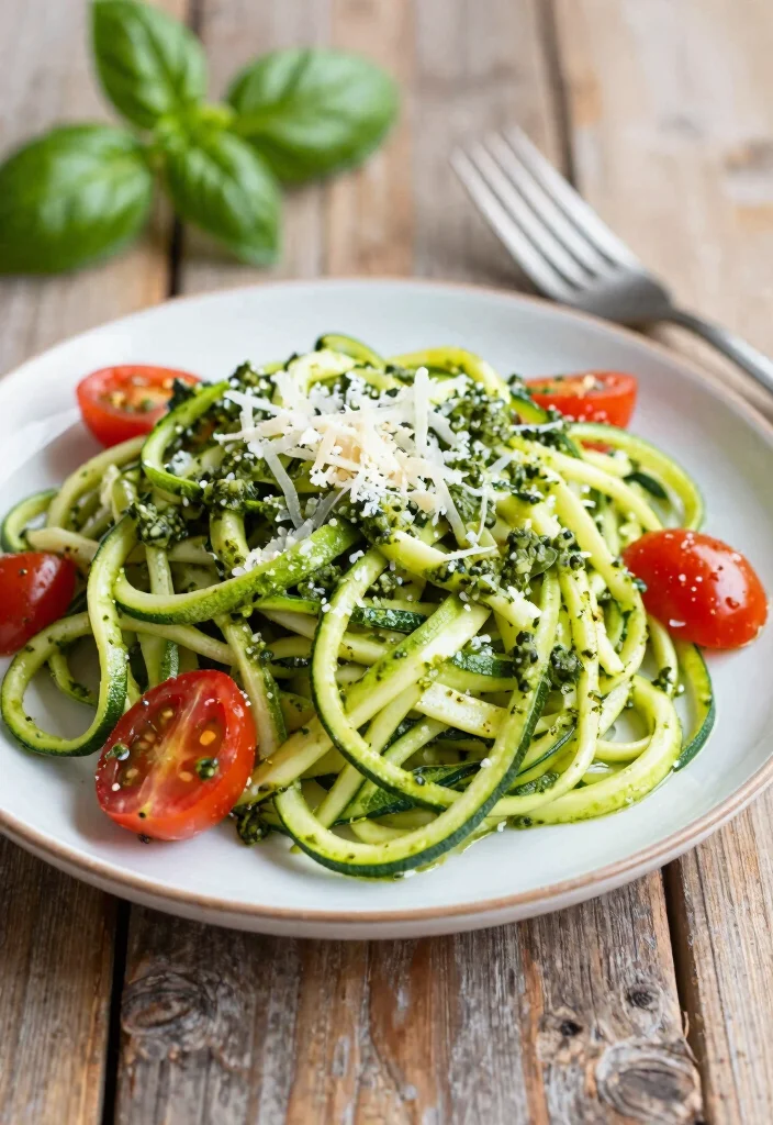 14 Healthy Dishes Recipes for Balanced Everyday Meals 3. Zucchini Noodles with Pesto 0